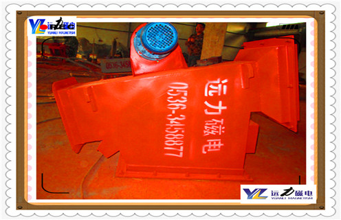 管道自卸式除鐵器，RCGZ系列管道自卸式永磁除鐵器價格 _遠力RCGZ系列管道自卸式永磁除鐵器型12000高斯_可定制工作原理_安裝示意圖 