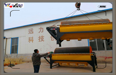 稀土永磁磁選機，湖南稀土永磁磁選機_遠(yuǎn)力湖南稀土永磁磁選機的結(jié)構(gòu)磁場分布圖