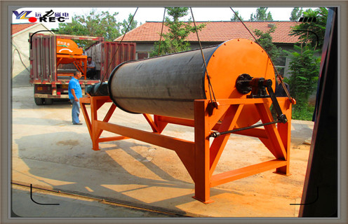 永磁筒式磁選機(jī)，遼寧永磁筒式磁選機(jī)_遠(yuǎn)力遼寧永磁筒式磁選機(jī)的結(jié)構(gòu)磁場分布圖