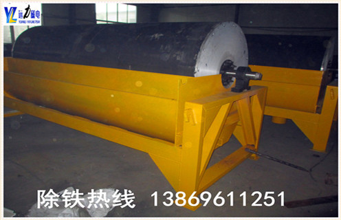 永磁筒式磁選機，湛江永磁筒式磁選機_遠力湛江永磁筒式磁選機的結(jié)構(gòu)磁場分布圖